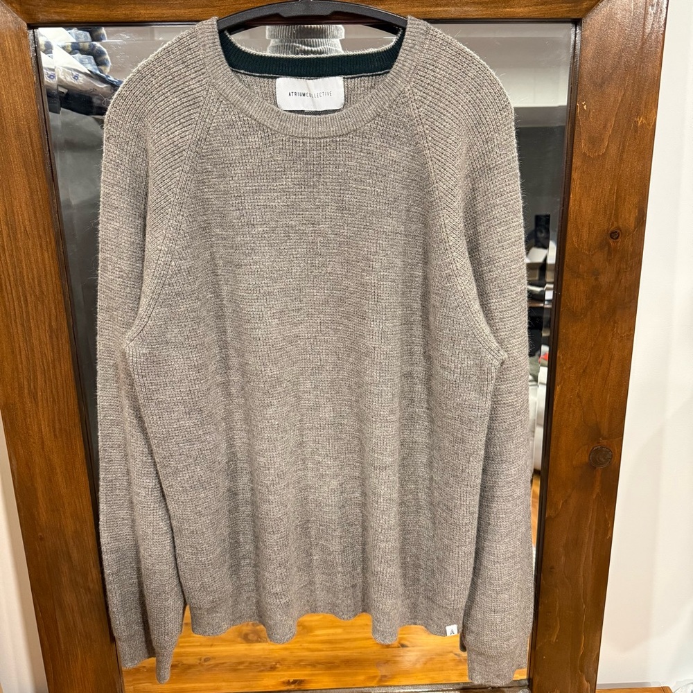Atrium Gray Crewneck Sweater